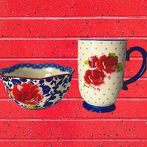 NWOT pioneer woman bowl and mug